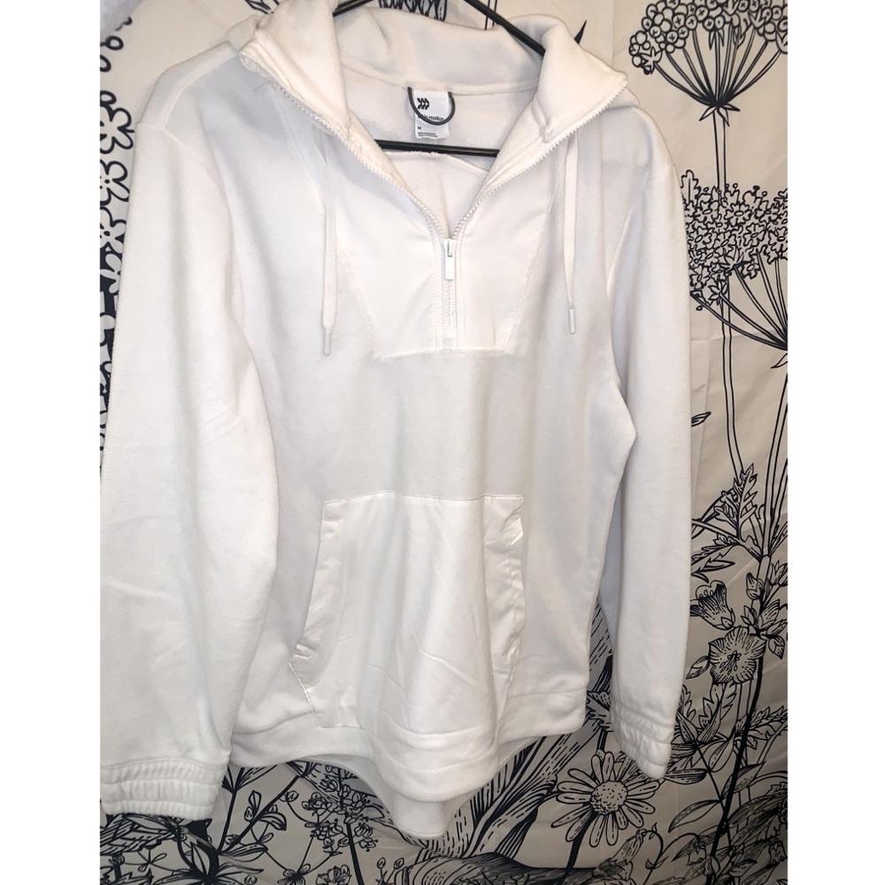 White long sleeve hoodie M